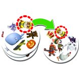 Mancs játék - kártyajáték színezhető lapokkal