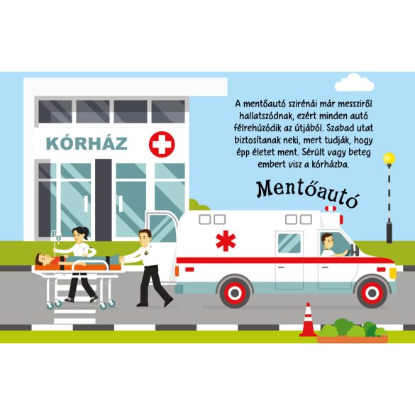 Hangos könyvecske - Mentő járművek 