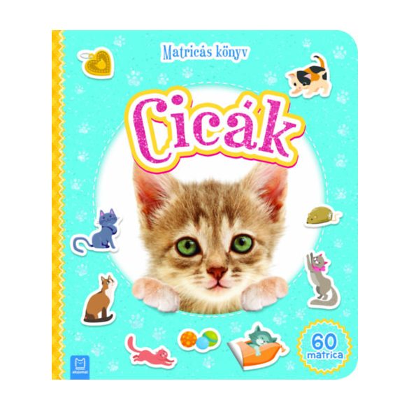 Cicák -matricás könyv