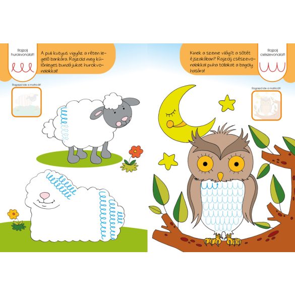 Vonalvezető rajzolóka 2. - Hurkok, csészevonalak /új