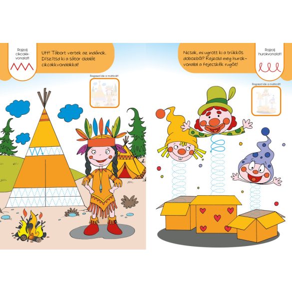 Vonalvezető rajzolóka 2. - Hurkok, csészevonalak /új