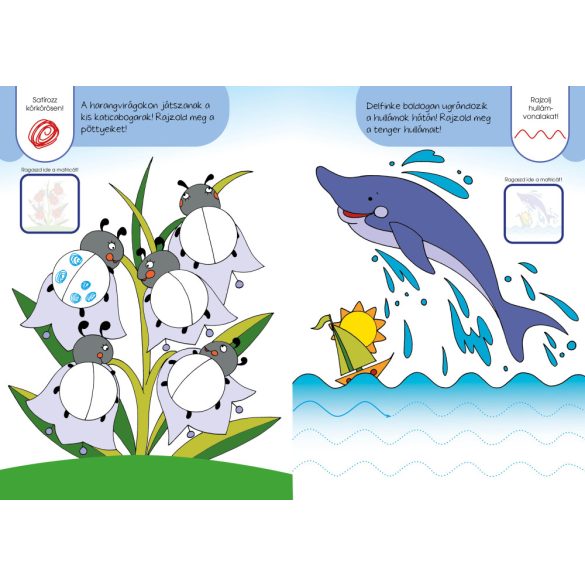 Vonalvezető rajzolóka 1. - Egyenesek, hullámok /új