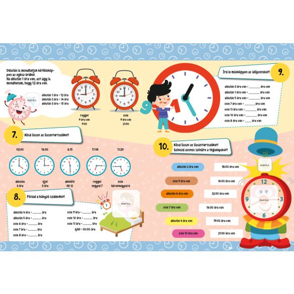Hány óra van? - játékos foglalkoztató