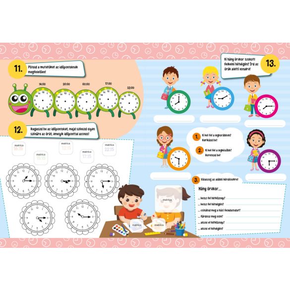 Hány óra van? - játékos foglalkoztató