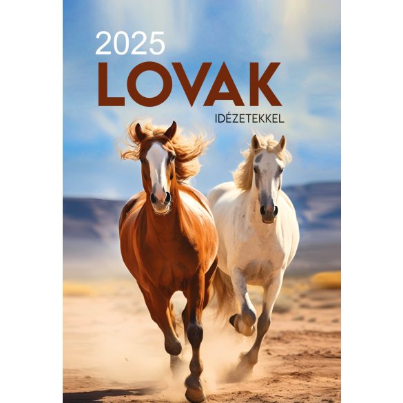 2025 Naptár: Lovak