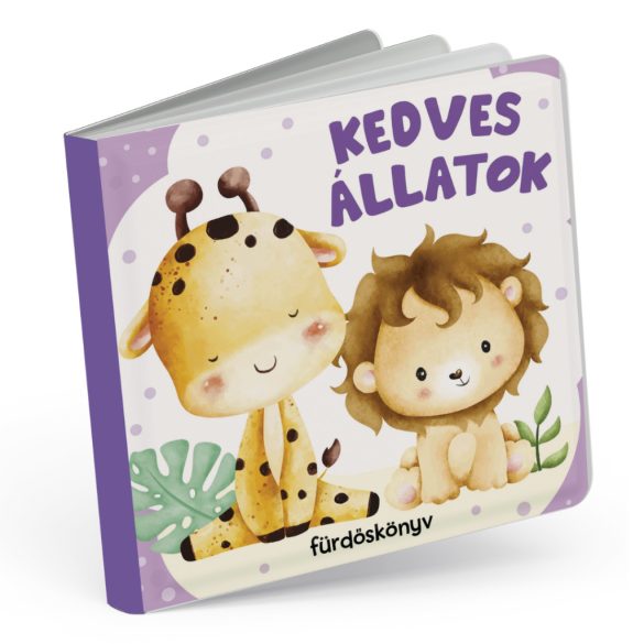 Kedves állatok - fürdőskönyv