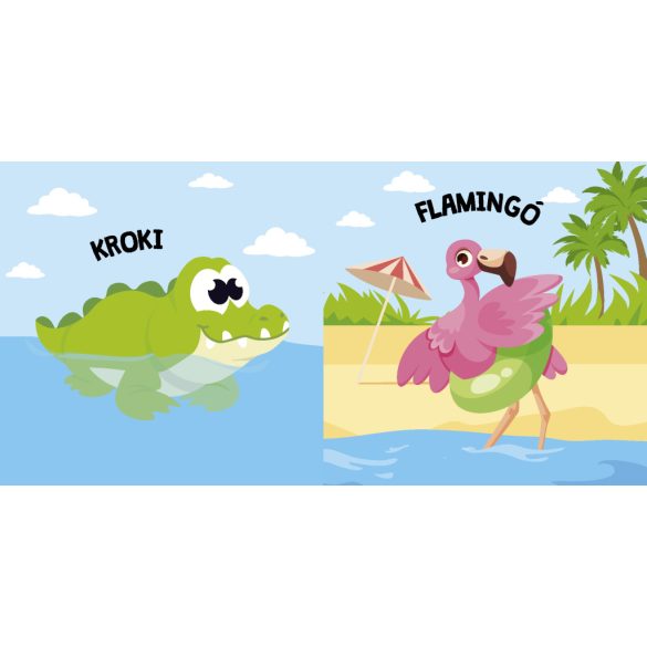 Ki van a képen? - Strandon - színváltós fürdőskönyv