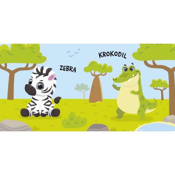 Ki van a képen? - Szafarin - színváltós fürdőskönyv