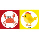 Színes állatkák - fürdőskönyv