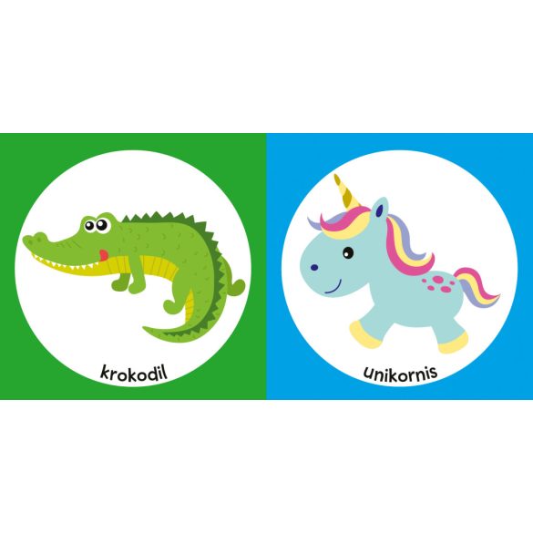 Színes állatkák - fürdőskönyv