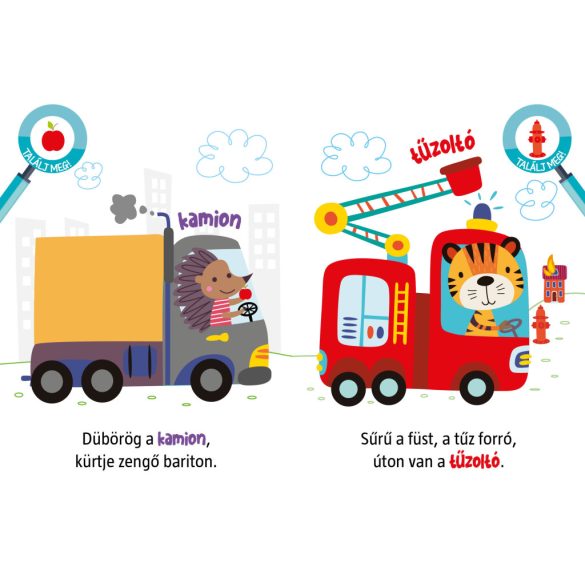 Állati járművek - mondókáskönyv (kartonkönyv)