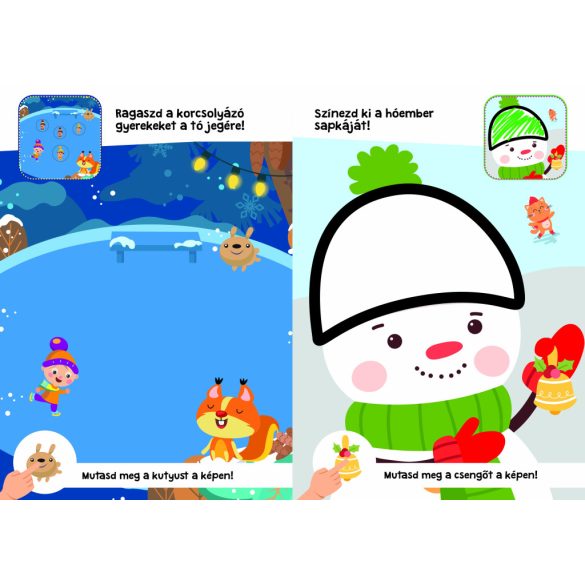 Gyere, gyere Télapó! - nagy matricákkal