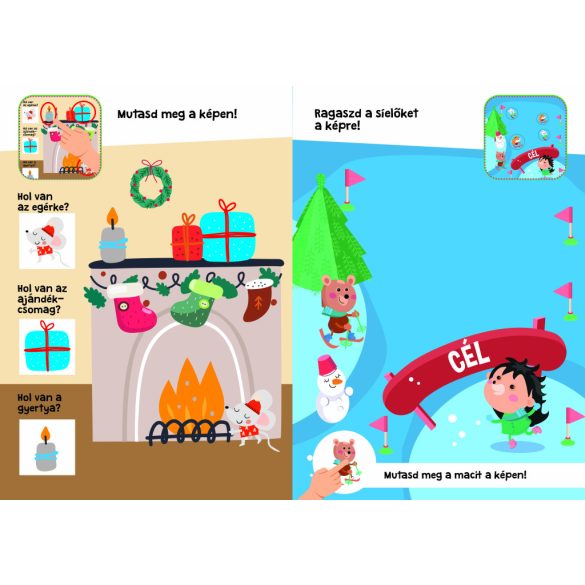 Gyere, gyere Télapó! - nagy matricákkal