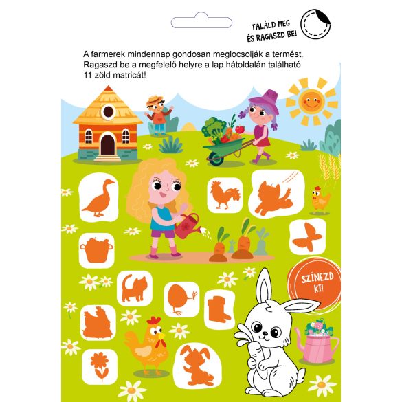 Cuki farm készségfejlesztő - 300 matricával