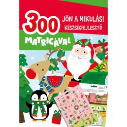 Jön a mikulás készségfejlesztő - 300 matricával