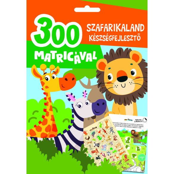 Szafarikaland készségfejlesztő - 300 matricával