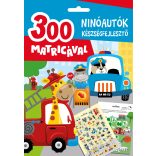Ninóautók készségfejlesztő - 300 matricával