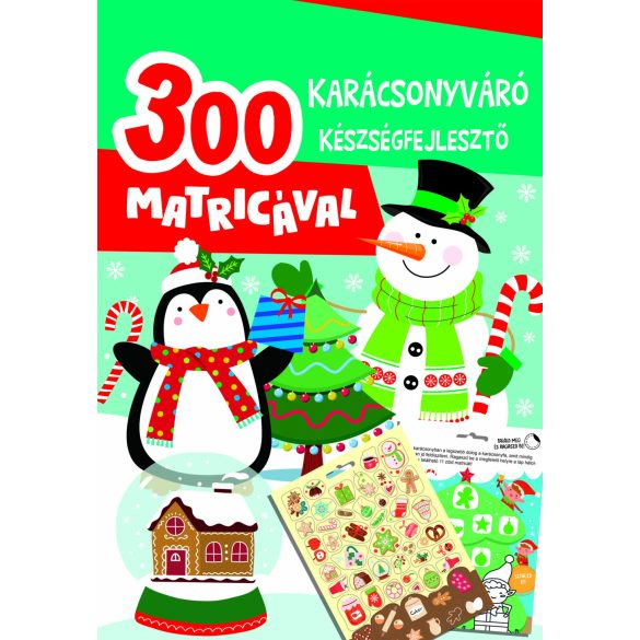 Karácsonyváró készségfejlesztő - 300 matricával