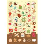 Karácsonyváró készségfejlesztő - 300 matricával