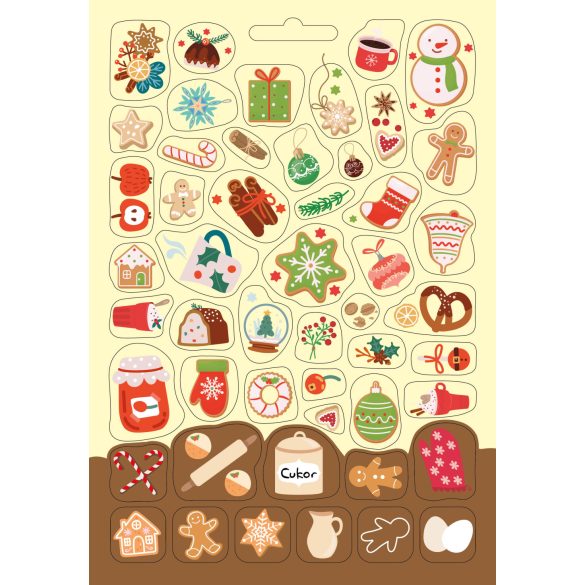 Karácsonyváró készségfejlesztő - 300 matricával