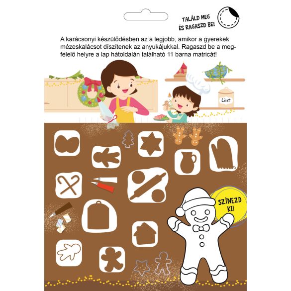 Karácsonyváró készségfejlesztő - 300 matricával
