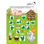 Vidám húsvét készségfejlesztő - 300 matricával