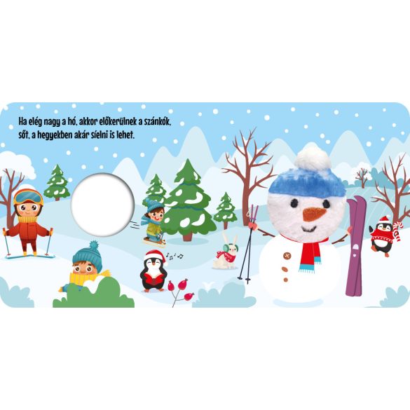 Merre jársz, Hóember? - ujjbábos kartonkönyv