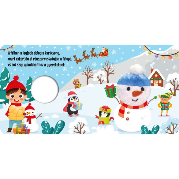 Merre jársz, Hóember? - ujjbábos kartonkönyv