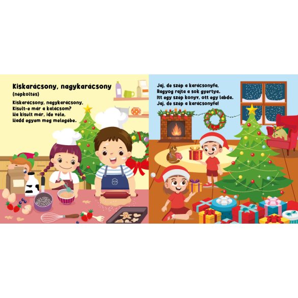 Kiskarácsony, nagykarácsony - kihajtható ablakokkal (kartonkönyv)