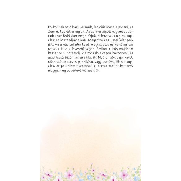 Horváth Ilona receptek - bevásárlólista