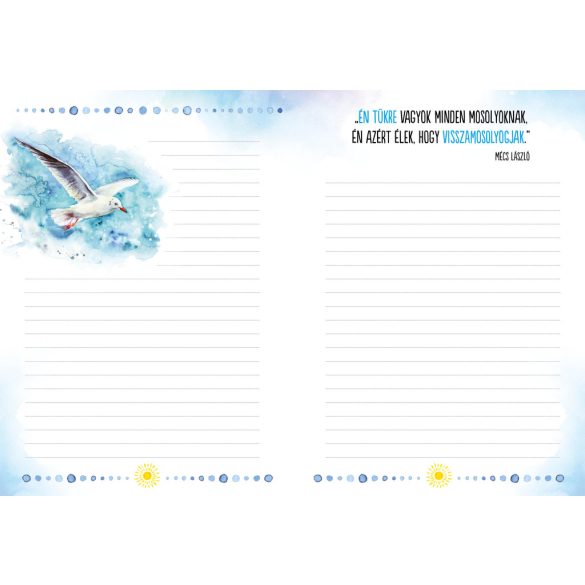  Mosolyogj a világra - inspirációs könyv jegyzeteléshez ÚJ