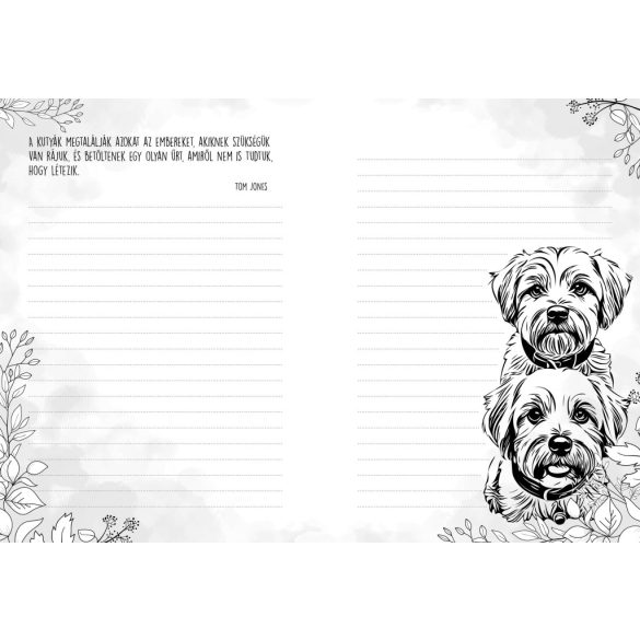 Feltétlen szeretet- inspirációs könyv jegyzeteléshez