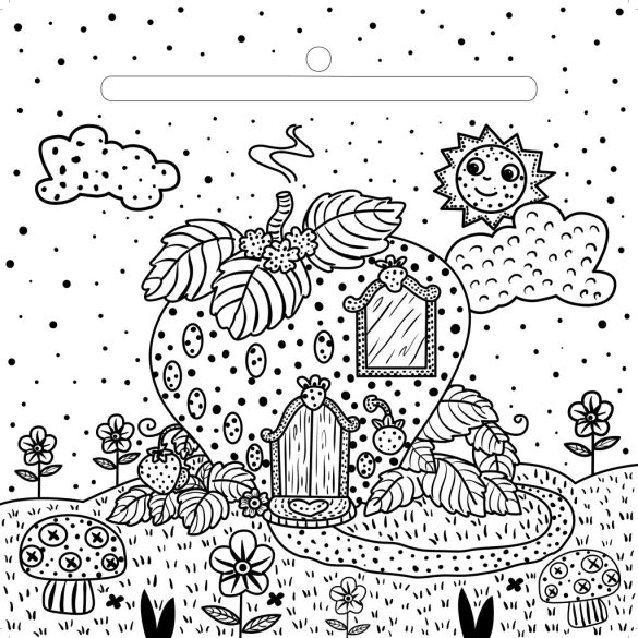 Hercegnők - mágikus kifestő - ajándék ecsettel