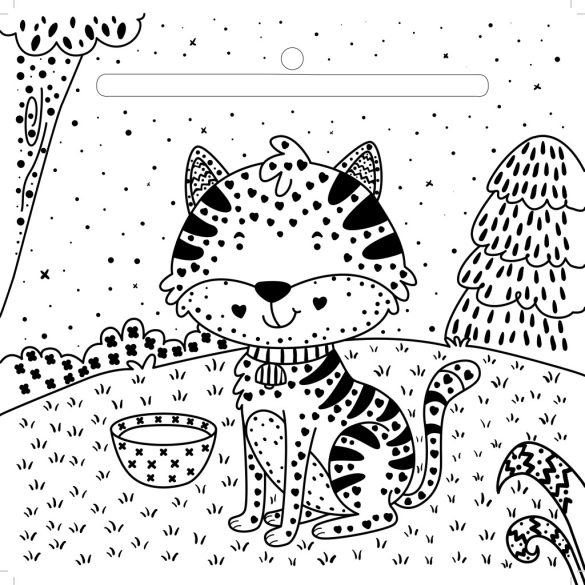 Színes farm - mágikus kifestő - ajándék ecsettel