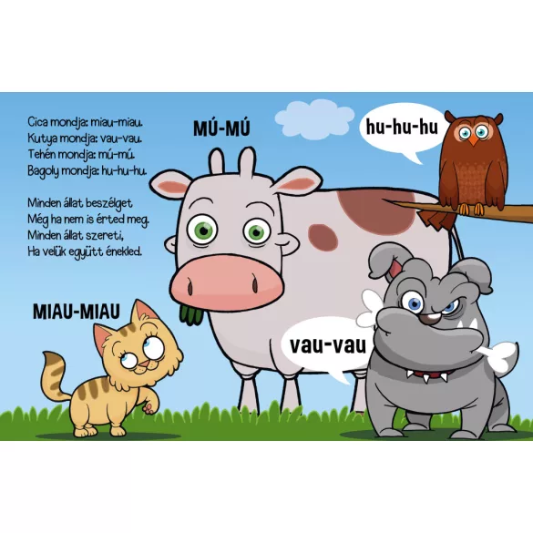 Hangos könyvecske: Kerekmese - Állathangos dal