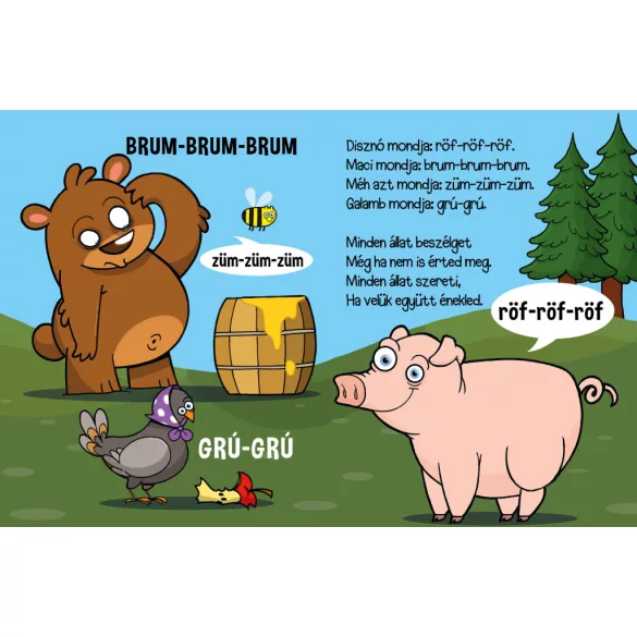 Hangos könyvecske: Kerekmese - Állathangos dal