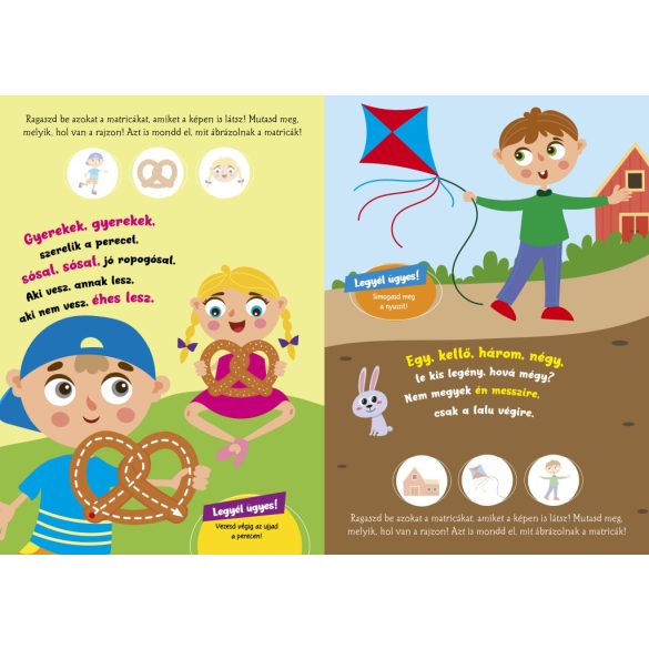Kicsi kocsi három csacsi  mondókás füzet kicsiknek 