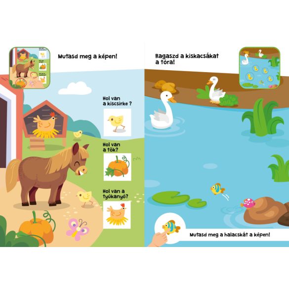 Vidám farm - nagy matricákkal 