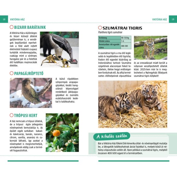 Állatkerti séta - Nyíregyházi Állatpark - Természetbarátok zsebkönyve