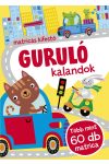 Guruló kalandok - matricás kifestő