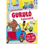 Guruló kalandok - matricás kifestő