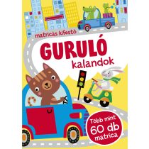 Guruló kalandok - matricás kifestő