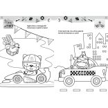 Guruló kalandok - matricás kifestő