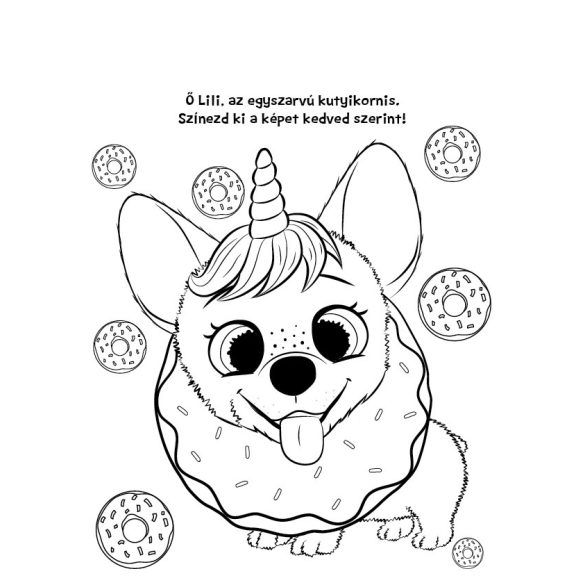 Cuki kutyusok kifestő