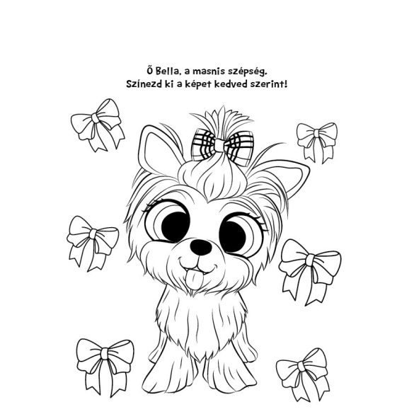 Cuki kutyusok kifestő
