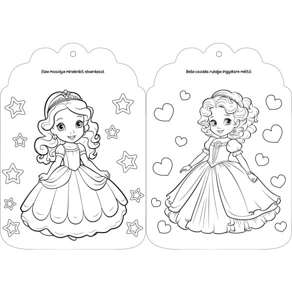 Hercegnők kifestő