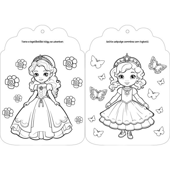 Hercegnők kifestő