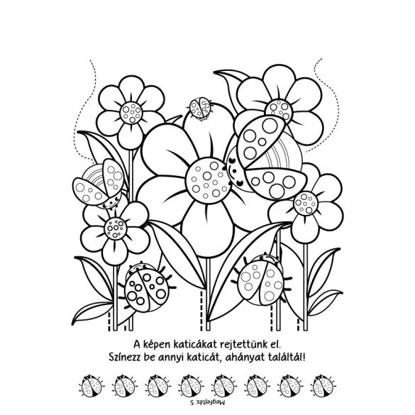 Tavaszi móka kifestő
