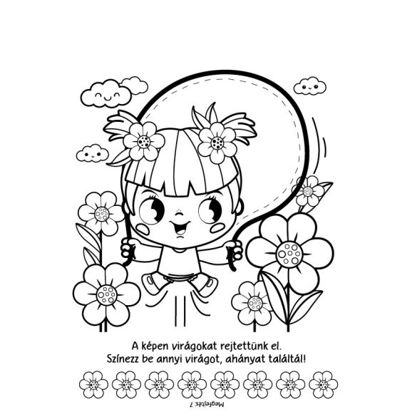 Tavaszi móka kifestő