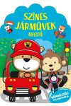 Színes járművek kifestő